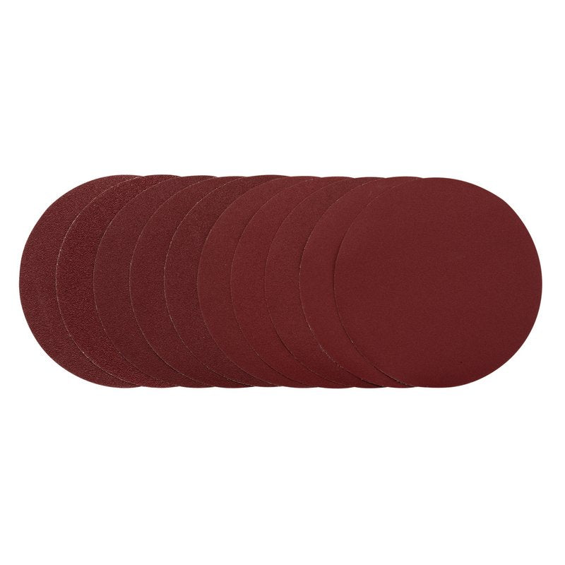 Draper Sanding Discs, 200mm, Assorted Grit (Pack of 10) DRA-10364