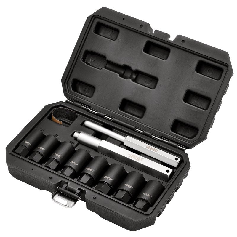 Draper Locking Wheel Nut Removal Set (10 Piece) DRA-12402