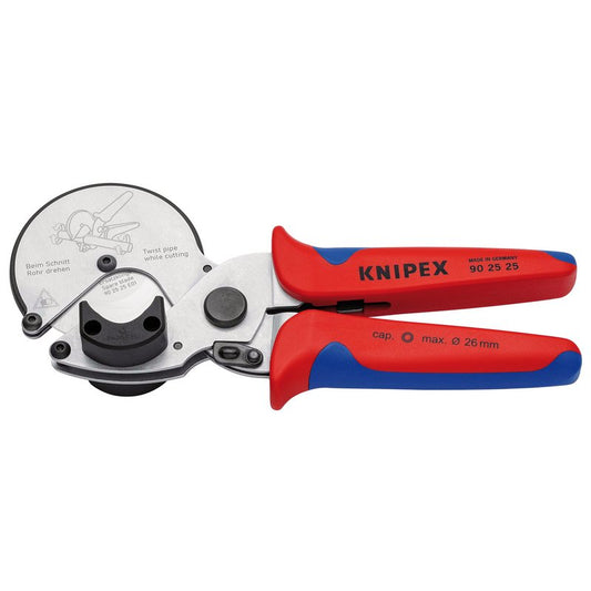KNIPEX 90 25 25 Pipe Cutter For Composite and Plastic Pipes, 210mm DRA-13165