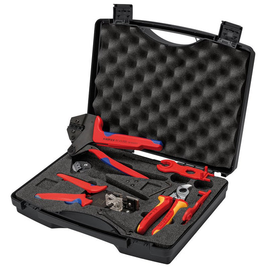 KNIPEX 97 91 04 V01 Tool Case for Solar Cable Connectors MC4. 6mm Capacity, 7 Parts DRA-13168