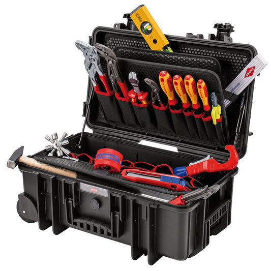 KNIPEX 00 21 33 S Tool Case "Robust26 Move" Plumbing, 17 Parts DRA-13174