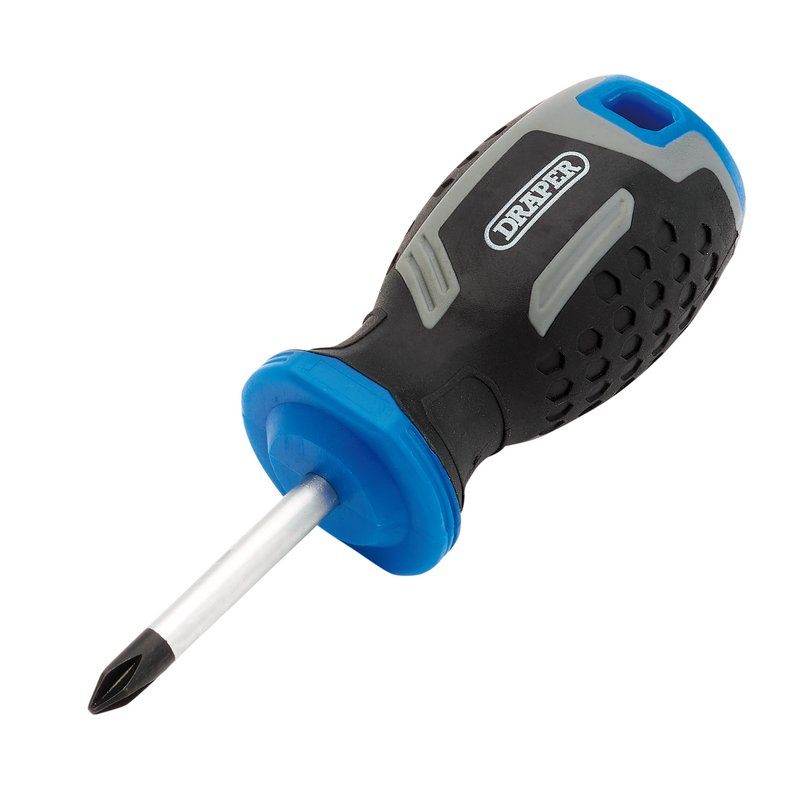 Draper Phillips Soft Grip Screwdriver, PH1 x 38mm DRA-13356