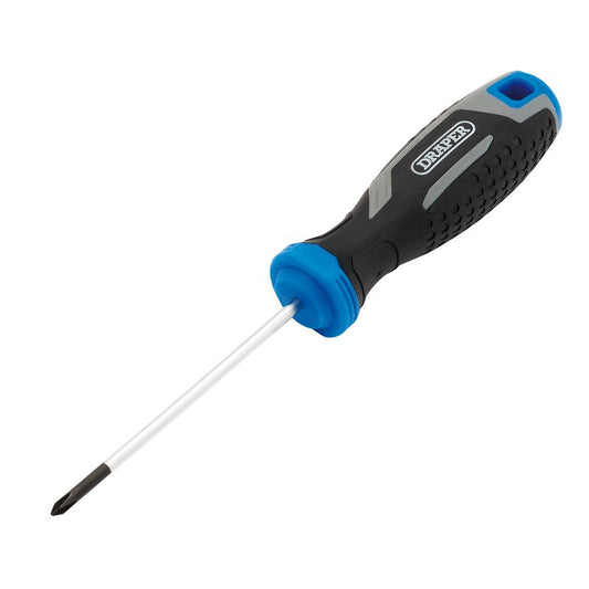 Draper Phillips Soft Grip Screwdriver, PH0 x 75mm DRA-13358