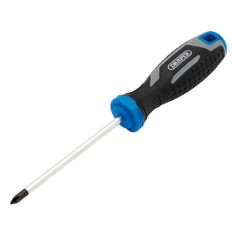 Draper Phillips Soft Grip Screwdriver, PH1 x 100mm DRA-13360