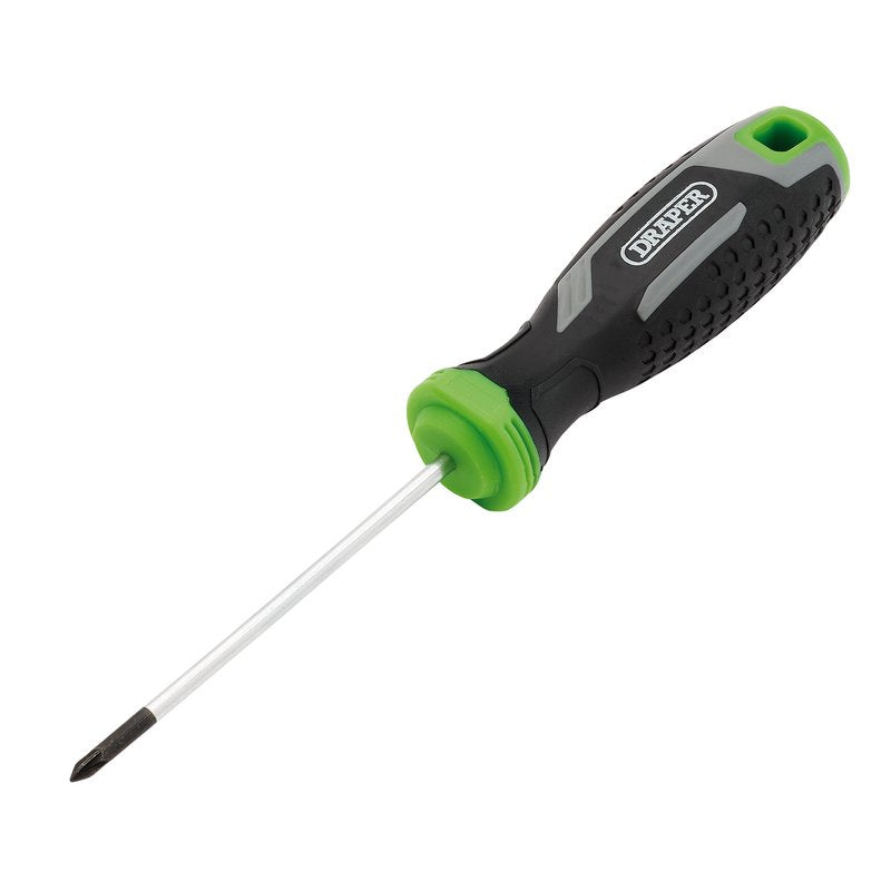 Draper Pozi Soft Grip Screwdriver, PZ0 x 75mm DRA-13369