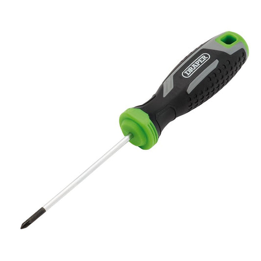 Draper Pozi Soft Grip Screwdriver, PZ0 x 75mm DRA-13369