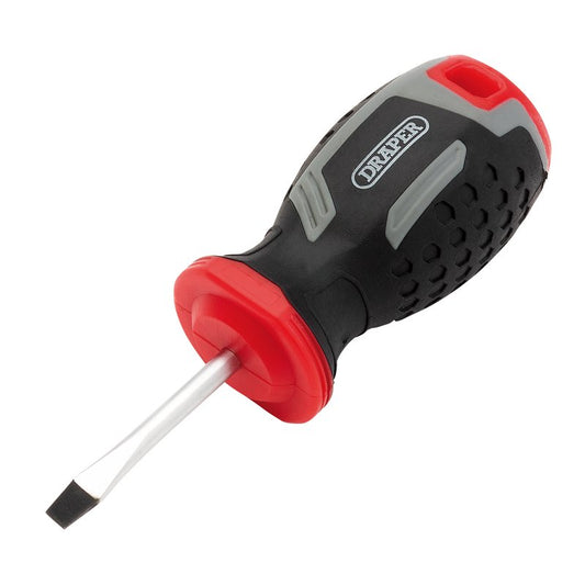 Draper Slotted Soft Grip Screwdriver, SL4 x 38mm DRA-13379