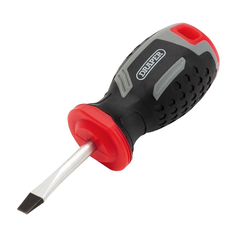 Draper Slotted Soft Grip Screwdriver, SL5.5 x 38mm DRA-13383