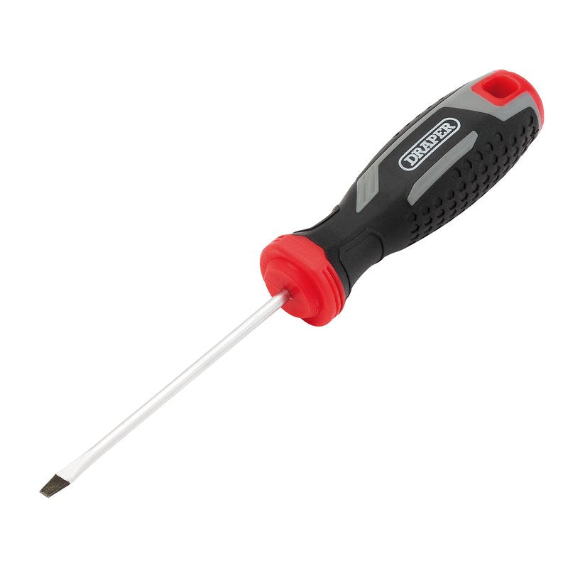 Draper Slotted Soft Grip Screwdriver, SL3 x 75mm DRA-13385