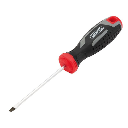 Draper Slotted Soft Grip Screwdriver, SL3 x 75mm DRA-13385