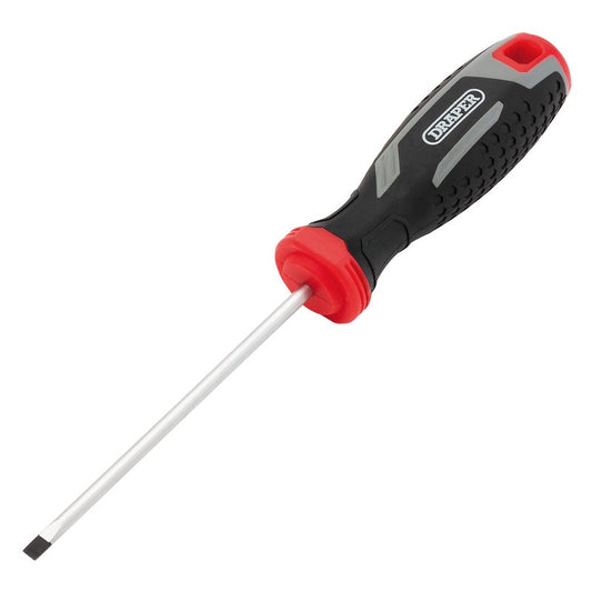 Draper Slotted Parallel Soft Grip Screwdriver, SL4 x 100mm DRA-13387