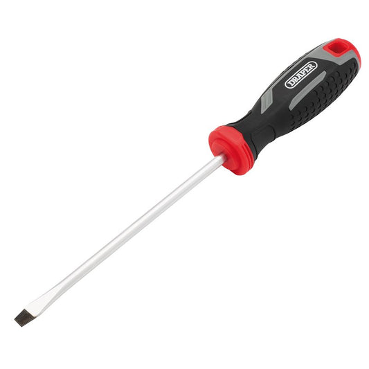 Draper Slotted Soft Grip Screwdriver, SL6 x 150mm DRA-13390