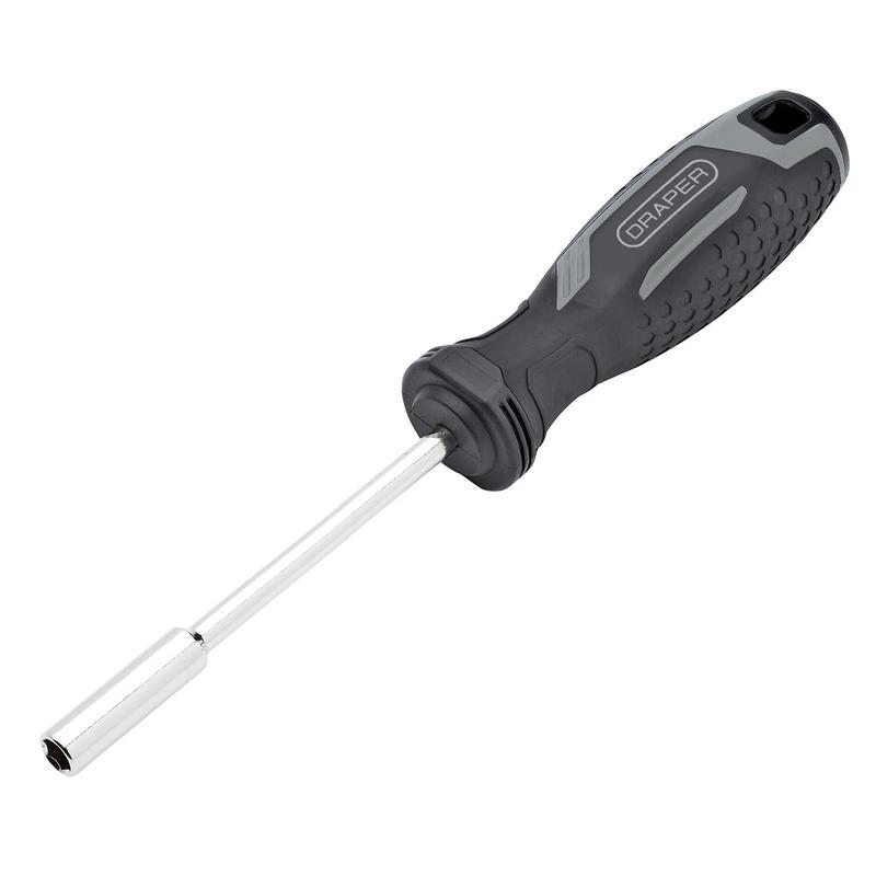 Draper Soft Grip Magnetic Screwdriver Bit Holder, 1/4" x 100mm DRA-13427