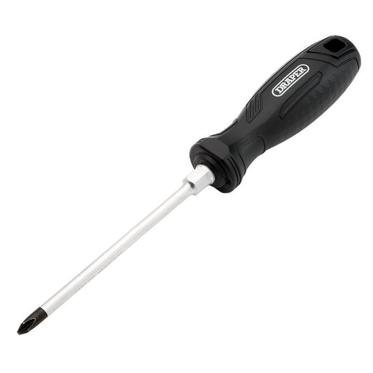 Draper Phillips Hard Grip Screwdriver, PH2 x 125mm DRA-13494