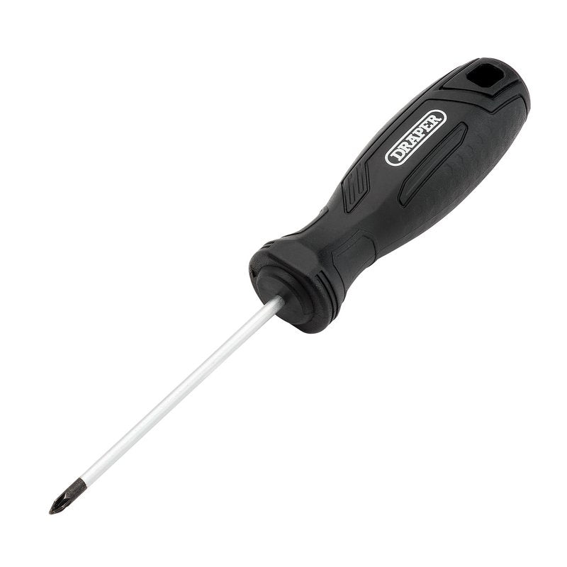 Draper Pozi Hard Grip Screwdriver, PZ0 x 75mm DRA-13512
