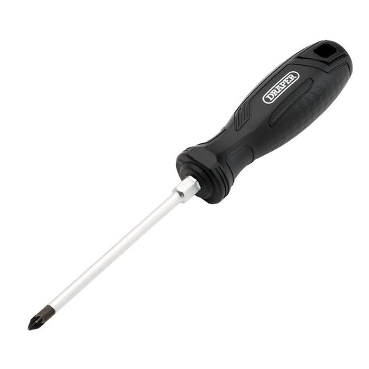 Draper Pozi Hard Grip Screwdriver, PZ1 x 100mm DRA-13514
