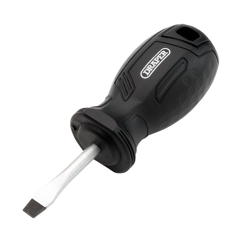 Draper Slotted Hard Grip Screwdriver, 5.5 x 38mm DRA-13527