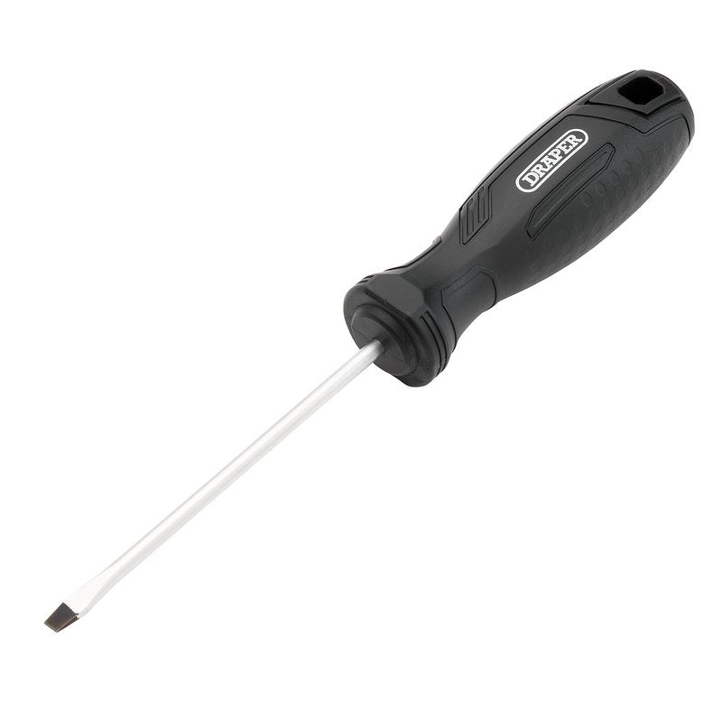 Draper Slotted Hard Grip Screwdriver, 4.0 x 100mm DRA-13531