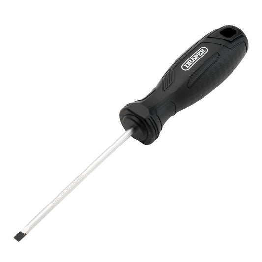 Draper Slotted Parallel Hard Grip Screwdriver, 4.0 x 100mm DRA-13535