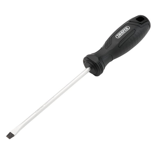 Draper Slotted Hard Grip Screwdriver, 5.5 x 125mm DRA-13536
