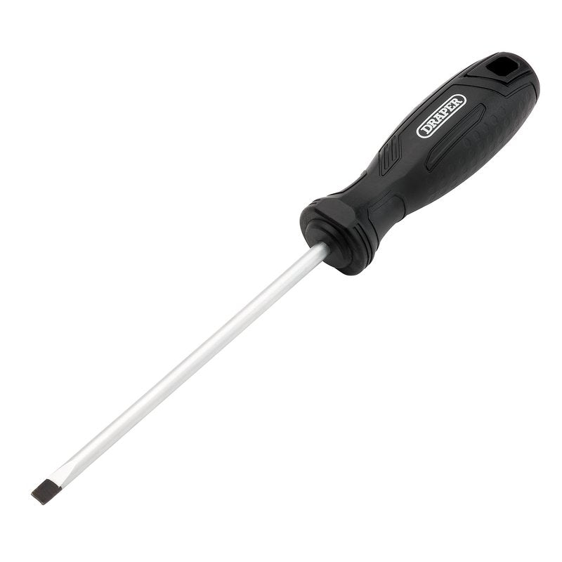 Draper Slotted Parallel Hard Grip Screwdriver, 5.5 x 125mm DRA-13541