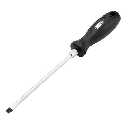 Draper Slotted Hard Grip Screwdriver, 6.5 x 150mm DRA-13542