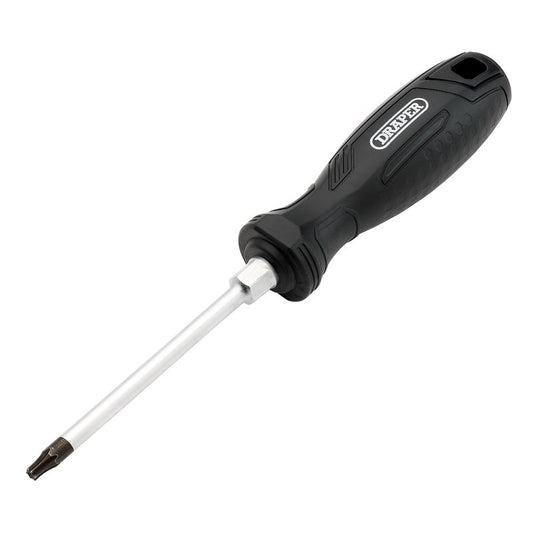 Draper TX-STAR Tamperproof Hard Grip Screwdriver, T25H x 100mm DRA-13573