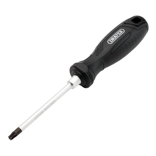 Draper TX-STAR Tamperproof Hard Grip Screwdriver, T30H x 100mm DRA-13576