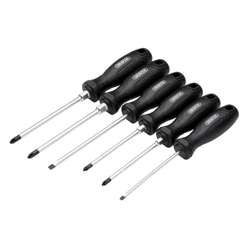 Draper Hard Grip Screwdriver Set (6 Piece) DRA-13582