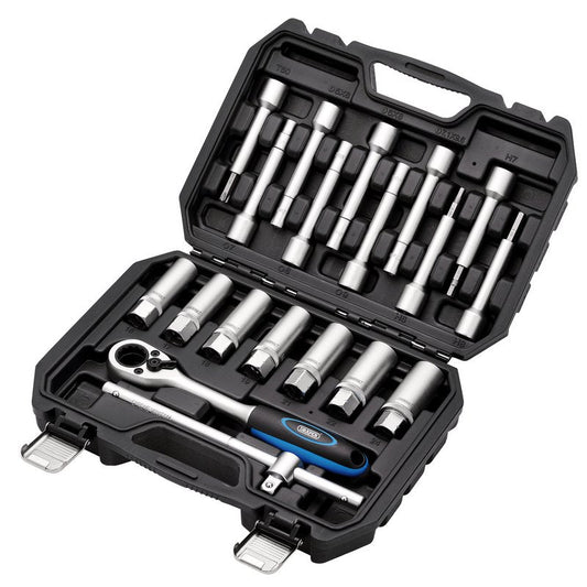 Draper Shock Absorber Strut Nut Kit, 1/2'' Sq. Dr. (19 Piece) DRA-13604