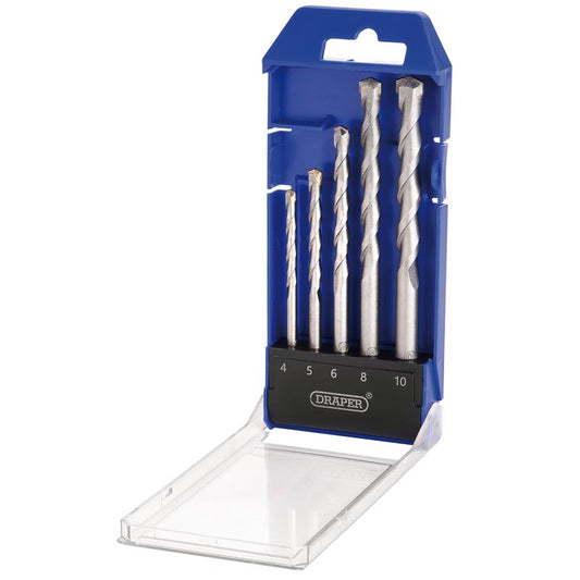 Draper TCT Masonry Drill Bit Set (5 Piece) DRA-13618