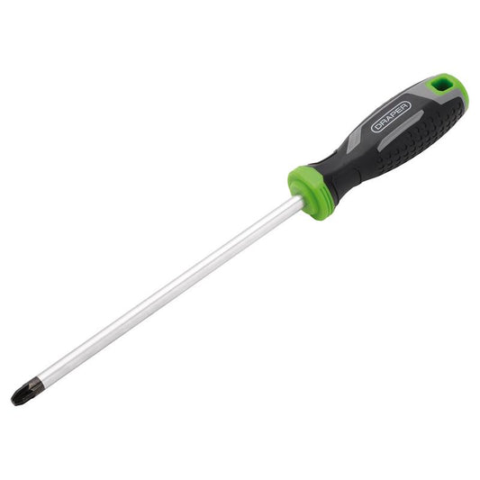 Draper Pozi Soft Grip Screwdriver, PZ4 x 200mm DRA-13910