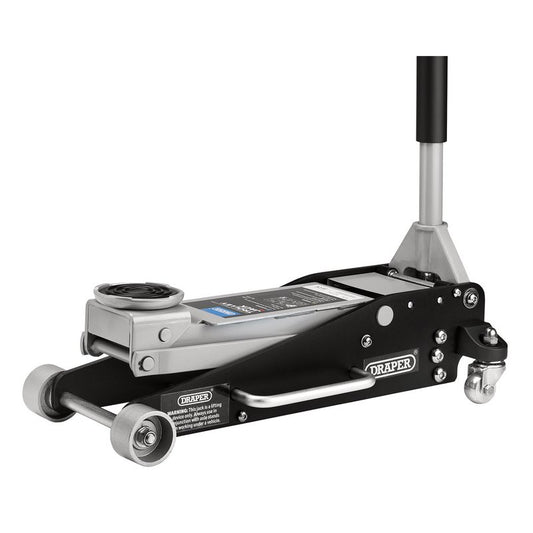 Draper Aluminium and Steel Racing Trolley Jack, 2.5 Tonne DRA-13929