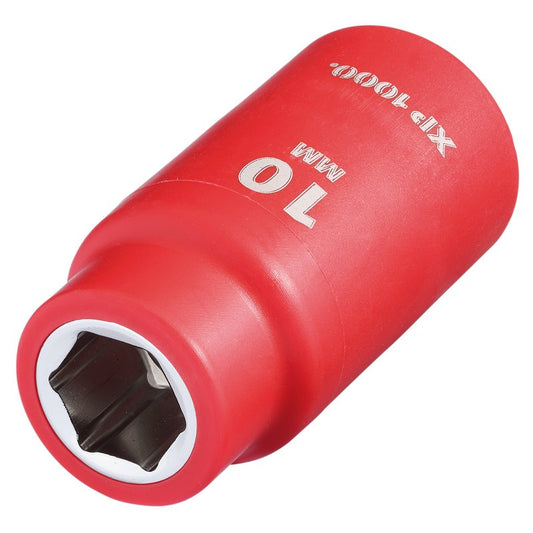 Draper XP1000 VDE Socket, 3/8" Sq. Dr., 10mm DRA-17613