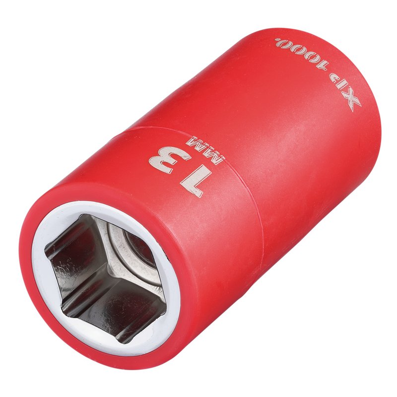 Draper XP1000 VDE Socket, 3/8" Sq. Dr., 13mm DRA-17639