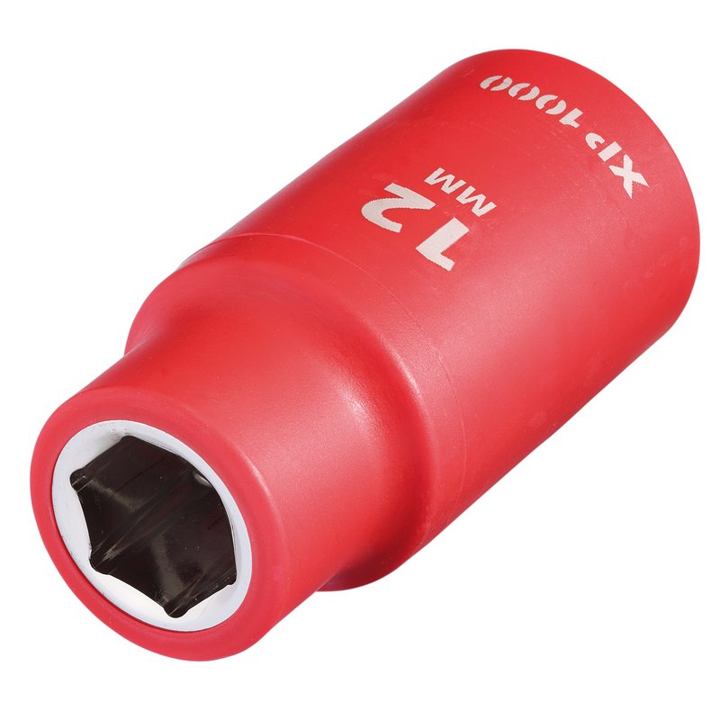 Draper XP1000 VDE Socket, 1/2" Sq. Dr., 12mm DRA-17753