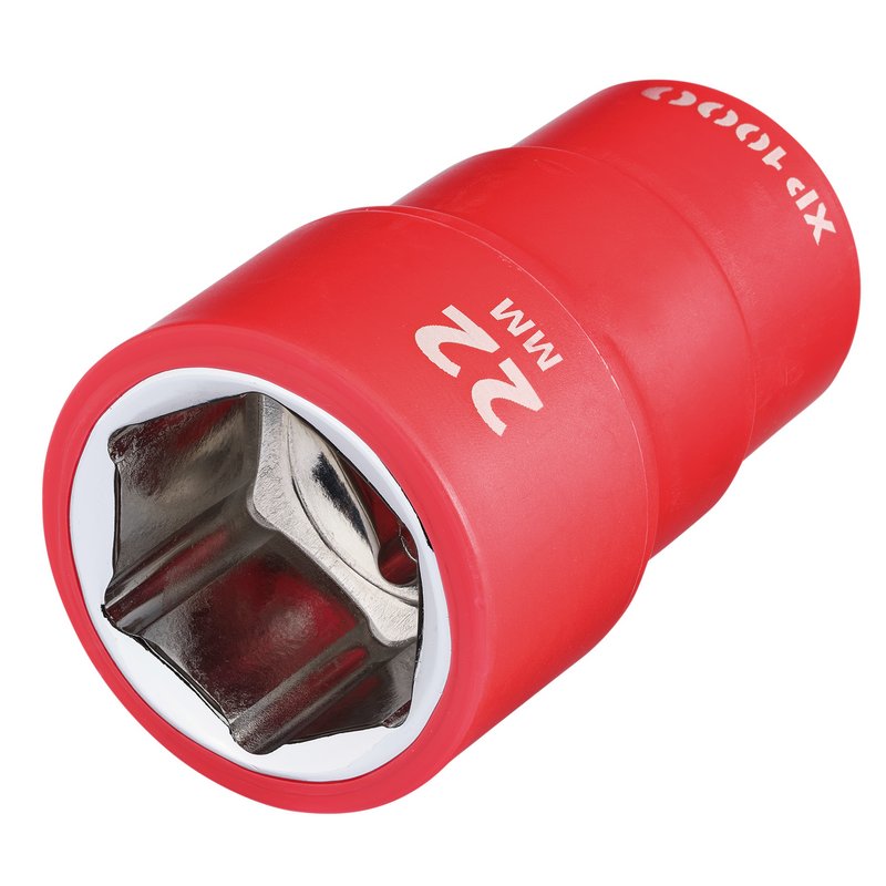 Draper XP1000 VDE Socket, 1/2" Sq. Dr., 22mm DRA-18041