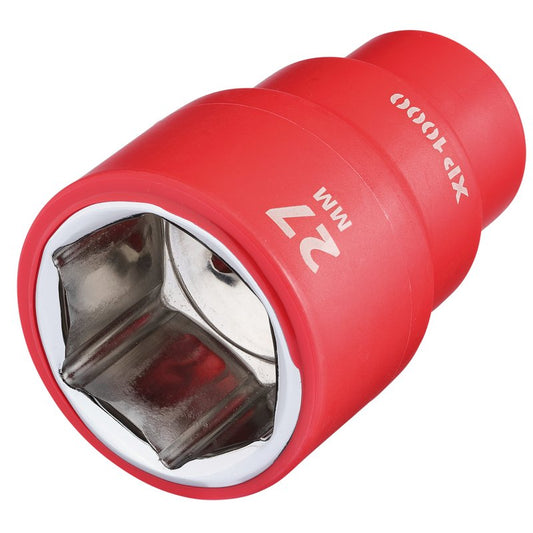 Draper XP1000 VDE Socket, 1/2" Sq. Dr., 27mm DRA-18043