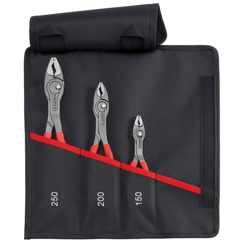 KNIPEX 00 19 61 V01 Twin Grip Slip Joint Pliers Set, 330mm, 3 Parts DRA-18144