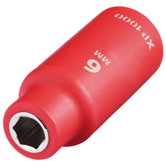 Draper XP1000 VDE Socket, 1/4" Sq. Dr., 6mm DRA-18710