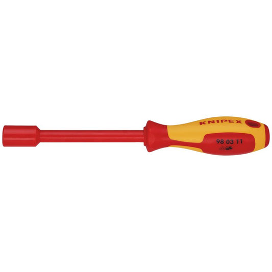 KNIPEX 98 03 11 VDE Insulated Nut Driver, 11.0 x 125mm DRA-18741