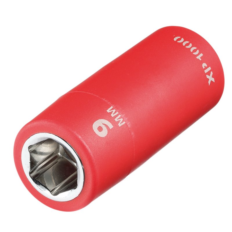 Draper XP1000 VDE Socket, 1/4" Sq. Dr., 9mm DRA-18778