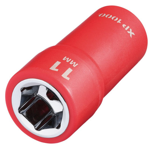 Draper XP1000 VDE Socket, 1/4" Sq. Dr., 11mm DRA-18794