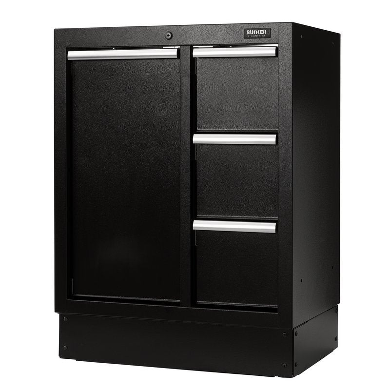 Draper BUNKER Modular Power Tool Base Cabinet, 4 Drawer, 680mm DRA-18843
