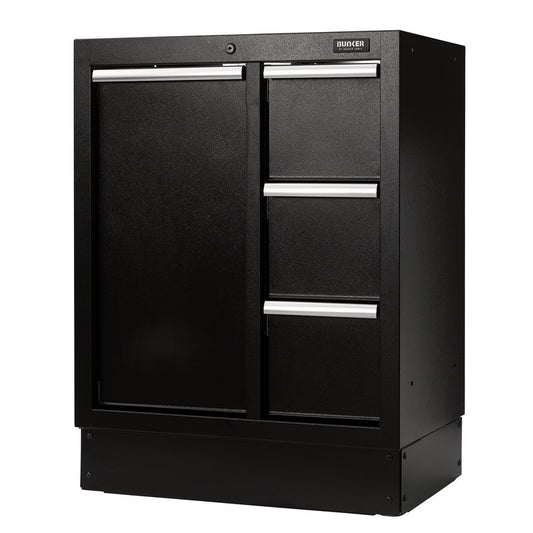Draper BUNKER Modular Power Tool Base Cabinet, 4 Drawer, 680mm DRA-18843