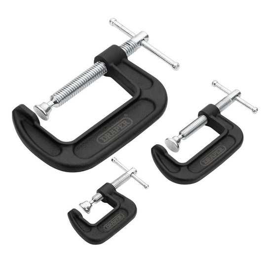 Draper Heavy Duty G-Clamp Set (3 Piece) DRA-18989