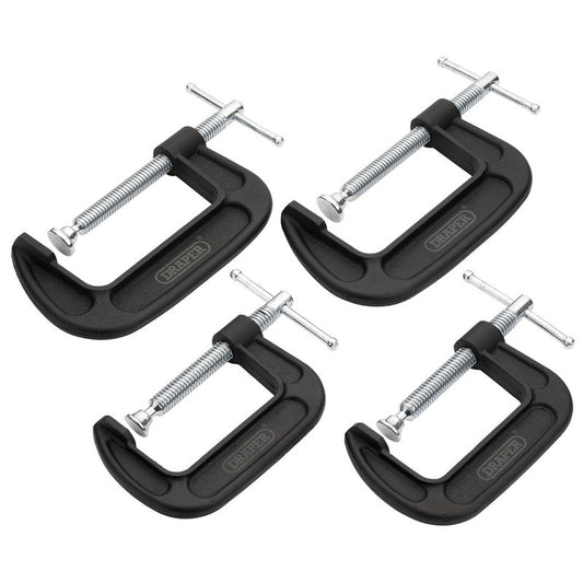 Draper Heavy Duty G-Clamp Set (4 Piece) DRA-18992
