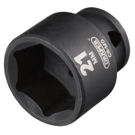 Draper HI-TORQ Metric Impact Socket, 3/8" Sq. Dr., 21mm DRA-20169