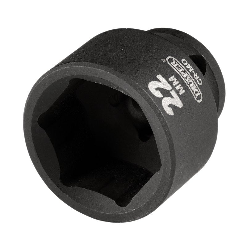 Draper HI-TORQ Metric Impact Socket, 3/8" Sq. Dr., 22mm DRA-20171