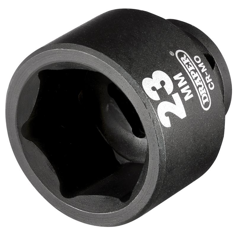 Draper Hi-TORQ Impact Socket, 3/8" Sq. Dr., 23mm DRA-20172
